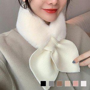 무지 리본 쁘띠퍼 머플러 SD221068 일체형 흐 베이직 (WFGIKJ4)
