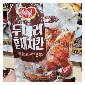 하림 두마리 훈제치킨 270g X 4개입 67468