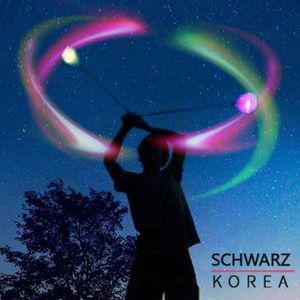 슈와츠 LED 포이 POI 키덜트 밸리댄스 쥐볼놀이 벨리댄스 조명 소품