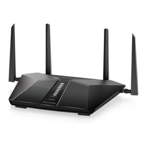 넷기어 나이트호크 WiFi 6 라우터(RAX54S) AX5400 5.4Gbps 무선 속도 u2013 듀얼 밴드 기가비트 라우터 커버 2,500평방피트, 25대의 디바이스 내장 VPN, USB 3.0, 게이밍, 1 u2013 년 갑옷 포함