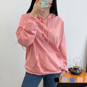 [리빌모아]여자 베이직 후드 무지 포켓 심플 맨투맨 SDW-TSA-SSD220946