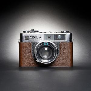 카메라 가방 하이 퀄리티 수제 가죽 하프 케이스 바디 박스 Yashica Electro 35FC 35GL 용
