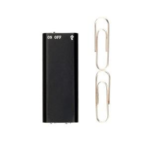 미니 USB 펜 음성 활성화 디지털 음성 녹음기 고품질 Mp3 플레이어 192kbps 녹음 블랙 8GB 16GB 신제품