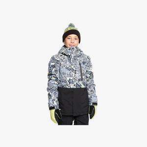 [퀵실버] 2025MISSION PRINTED BLOCK YOUTH JK_KVJ3 아동 스키/보드 자켓