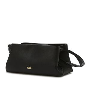 닥스 액세서리 24FW 블랙 소가죽 미니 숄더 겸 크로스백 DCWA4F410BK