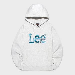 LEE 패턴 트위치 로고 후드 라이트 그레이 LE2501HD03LG 95206