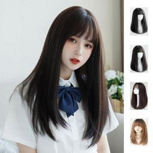 롱헤어 생머리 스러운 자연 반가발 티안나는 (3iLqt)