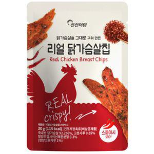 신선어람 리얼 닭가슴살칩 스파이시 30g