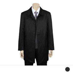 [엄지척]핸브 블랙 간절기 하프 트렌치 코트 (국내생산)