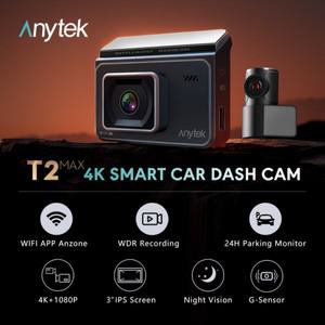 ANSVICAM 4K Car DVR 2-Channel Front&Rear View Camera GPS WIFI Black Box Dash Cam for Cars Video Reco