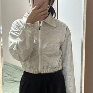봄가을 봄자켓 간절기 여성자켓 가을자켓 여자자켓 카라 크롭 스타일 크롭자켓 가을자켓 여성자켓