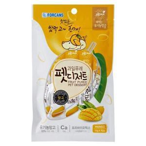 펫디저트 포켄스 과일퓨레 펫디저트 망고 (15g X 7개입)