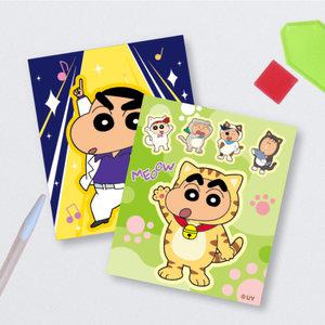 짱구는못말려 보석십자수 스티커 짱구의코스튬 12X14