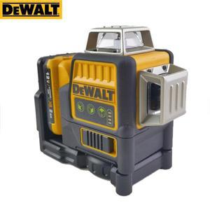 DEWALT DW089LG 레이저 레벨 1:1 셀프 12 라인 3 x 녹색 빔 리튬 이온 배터리 실외