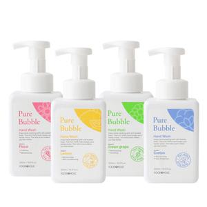 [뷰티에어] 푸드어홀릭 퓨어 버블 핸드워시 500ml 택1 레몬.청포도.코튼.플로럴/몽글몽글 깨끗해