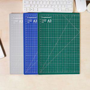 PVC 접이식 컷팅 매트 DCM-F01 A3 5겹구조 회색 녹색 청색 재단매트