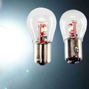 12V LED 램프 화이트 S25 브레이크 깜빡이 순정교체