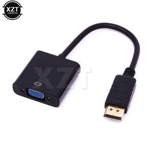 DisplayPort 디스플레이 포트 DP VGA 어댑터 케이블 1080P 남성 여성 변환기 PC 노트북 HDTV 모니터