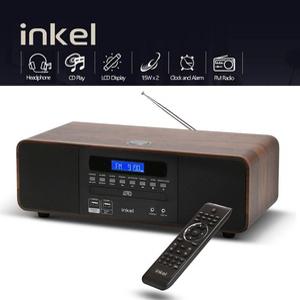 인켈 IK 고출력 미니오디오 블루투스 CD FM라디오 USB 알람 시계 업소용 가정용-A3