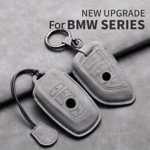 차키케이스 자동차 케이스 커버 BMW F20 F10 F30 F80 X1 X3 X5 X6 X7 G20 G30 G01 G02 G05 G11 시리즈 가죽 체인