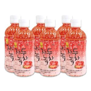 녹차 웰그린 자두녹차 340ml 6개 자두 음료수