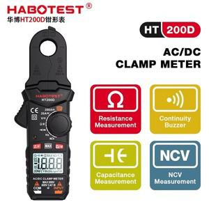 HABOTEST HT200D 미니 클램프 멀티 전기 전류계 휴대용 디지털 포켓 측정기