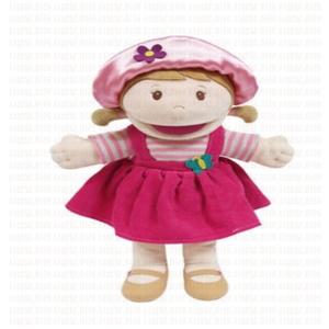 말하는 손인형 소녀 가족 헝겊인형