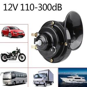 300DB 12V 48W 자동차 달팽이 공기 경적 크락션 클락션 방수 기차 오토바이 바이크 트럭에 듀얼 톤 신호 슈퍼
