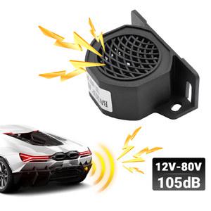 105DB 12V 48V 데시벨 백업 사이렌 비퍼 부저 소리 경고 알람 자동차 트럭 화물차 차량용 경적 크락션 클락션 반전 알림