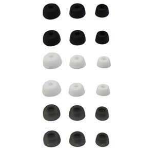 Jabra Elite 75t/Elite 65t/Active/Sport Evolve 헤드폰 용 3 쌍 소프트 실리콘 이어 버드 귀마개 커버 캡