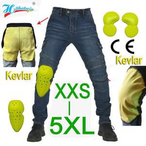 오토바이바지 kevlar 아라미드 오토바이 바지 남성용 모토크로스 청바지 보호대