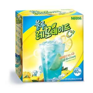 (네슬레) 트렌아이스티 레모네이드 블루 13.3gx40T