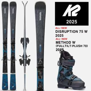 2425시즌 케이투 여성 스키 세트 K2 DISRUPTION 75 W+METHOD W SKI SET