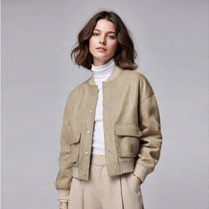 [금강모피] 25F/W 봄 가을 스웨이드 자켓 KLL-201 베이지