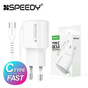 스피디 가정용 일체형 C타입 퀄컴퀵차지3.0 충전기 9V