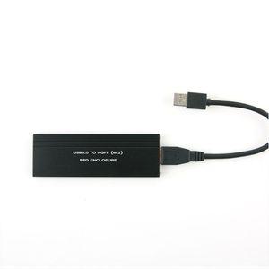 USB 외장 케이스 SSD 초소형 M.2 NGFF Black