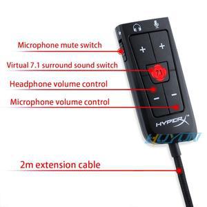 HyperX Cloud II USB 사운드 카드 7.1 서라운드 PC/PS4/XBOX AMP
