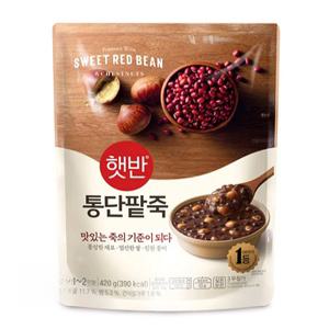 비비고 햇반 소프트밀 통단팥죽 420gx10개