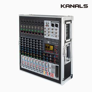 카날스 BKT-1400H 8채널 파워드믹서 케이스일체형 블루투스 USB 이펙터 1400W