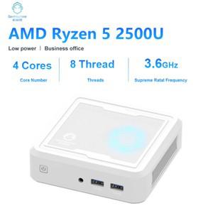 Genmachine AMD 2500U 미니 PC Windows 11 DDR4 최대 32GB NVME Wifi5 Bluetooth 4.2 게임용 RX Vega 10 Gr