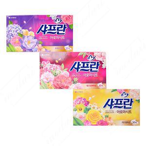 30매 샤프란아로마시트 향택1p 향기가좋은 종이 형 섬유유연제