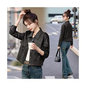 EAMT 여자 가죽 코트 숏봄 가을 시크 라이더복 PU재킷 EUNG3