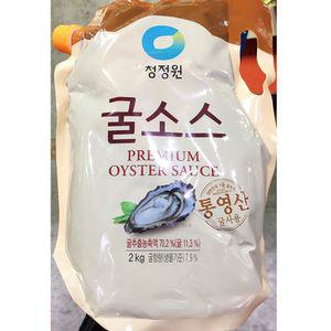대상 청정원 굴소스 파우치 2K식당용 만능 액상 중식 양념 업소용