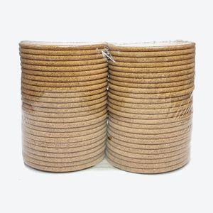 코르크 컵받침 코스터 원형 100x5mm R 50p 1set 무지 콜크 코스타 티매트