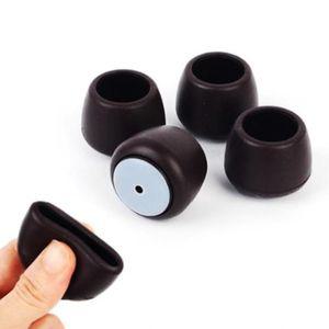 원형 의자캡 4P 적정 25-28mm 의자발 식탁의패드 끌림방지 발캡 미끄럼 소음 책상고정 바닥보호 커버 다리
