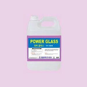 유리 기름때 손때세정제 POWERGLASS 3.75L청소액 셀프세차 세정 워셔 차량 광택코팅 세제 창세제 업소창