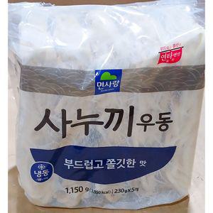 사누끼우동면 사랑 냉동 부드럽고 쫄깃한 1.15K X 6업소용우 용우 즉석조리 즉석조리우 사리 동용 끼우동