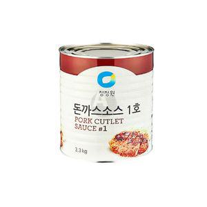대상 청정원 돈까스소스 1호 3.3Kg 튀김 오므라이스일식집양념 식자재쇼핑몰 전문가 케틀렛 액상