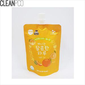 b29 이츠웰 마시는달콤한하루100mlx40유기감귤오렌지음료수 과일과실주스 제주 쥬스