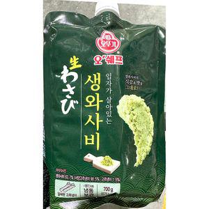 생와사비(오쉐프 냉동 700g)일식 일식생 고추냉이소스 회와 초밥 고추냉이 생와
